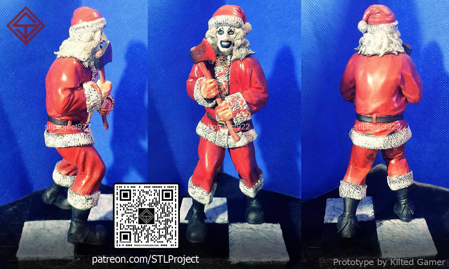Killer Clown in festive disguise