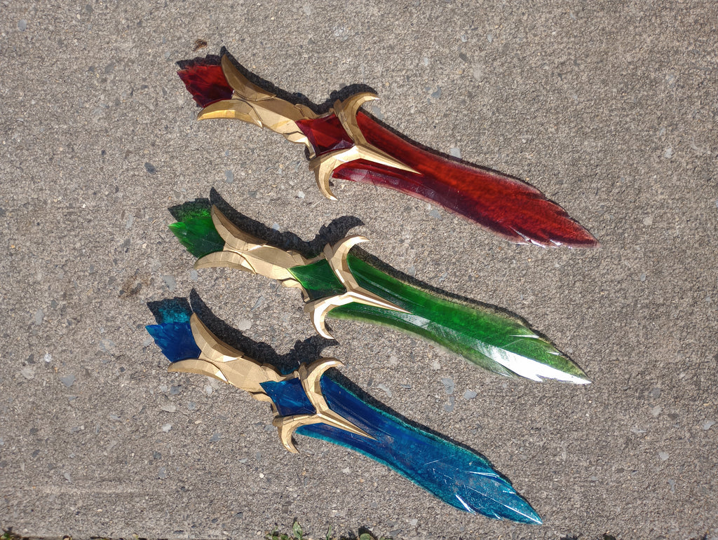 "Glass" Dagger cosplay & decor
