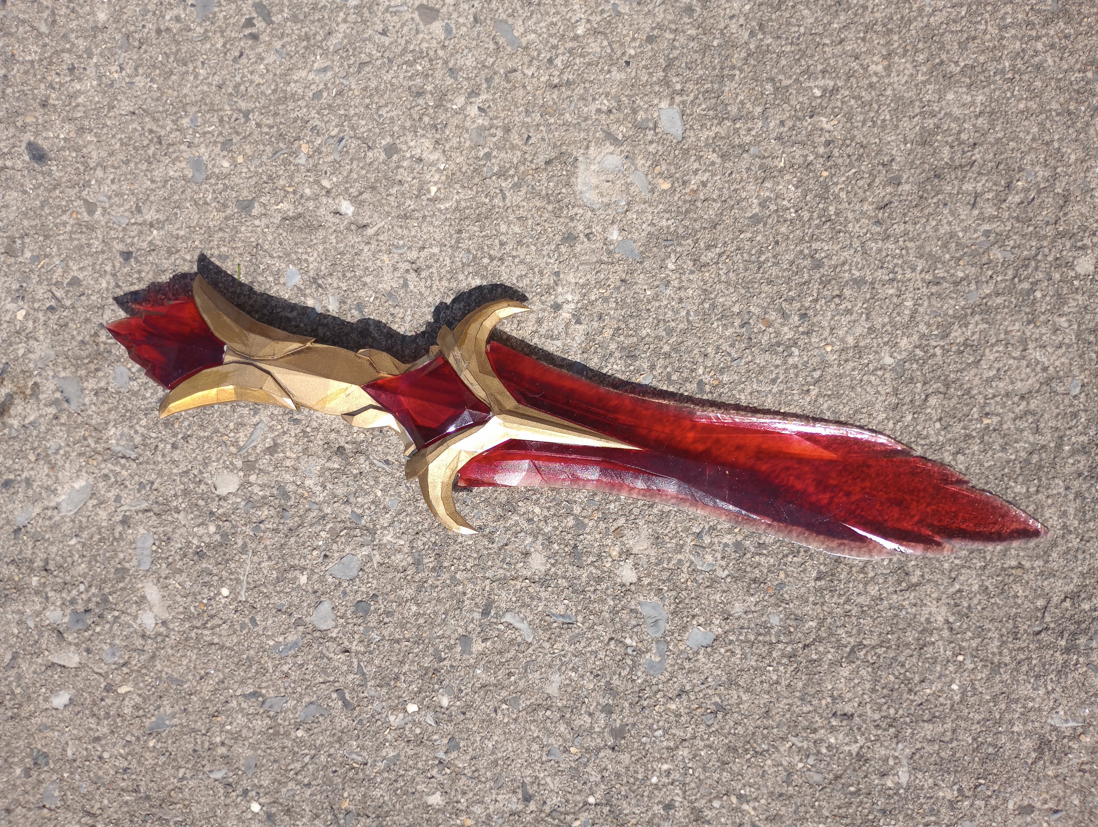 "Glass" Dagger cosplay & decor