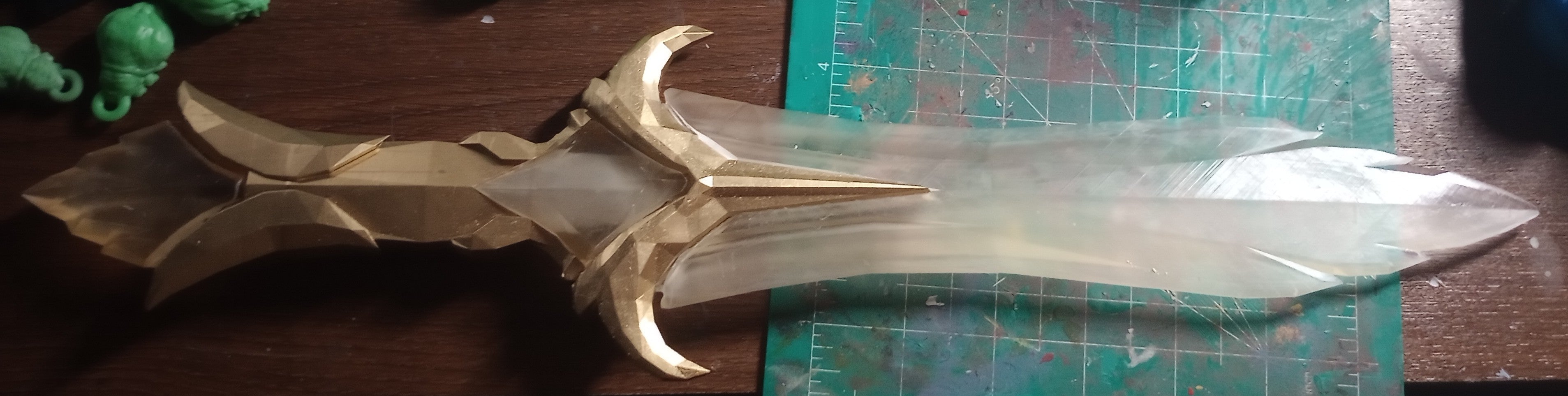 "Glass" Dagger cosplay & decor
