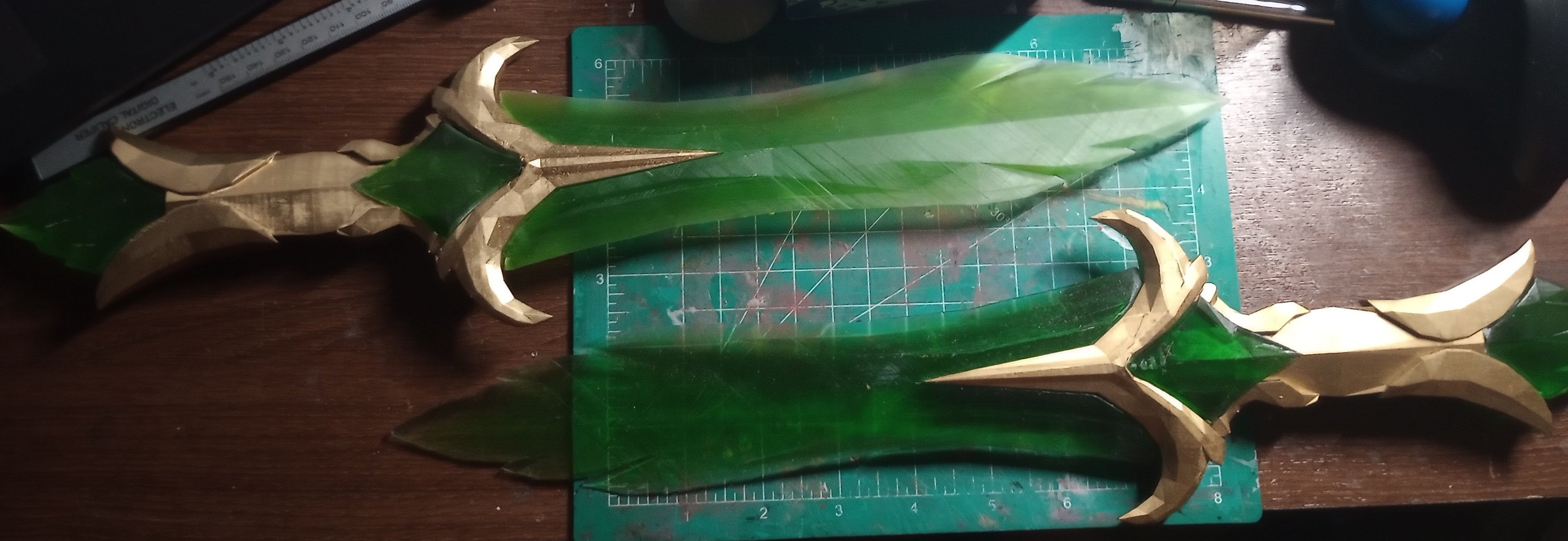 "Glass" Dagger cosplay & decor