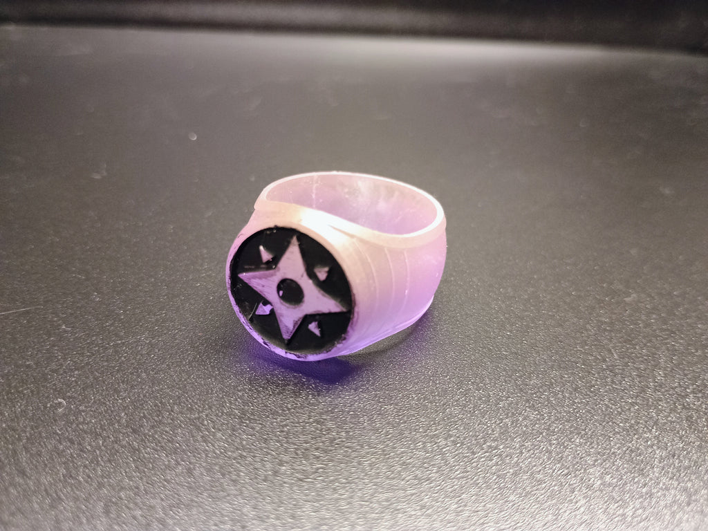 Violet Lantern Ring