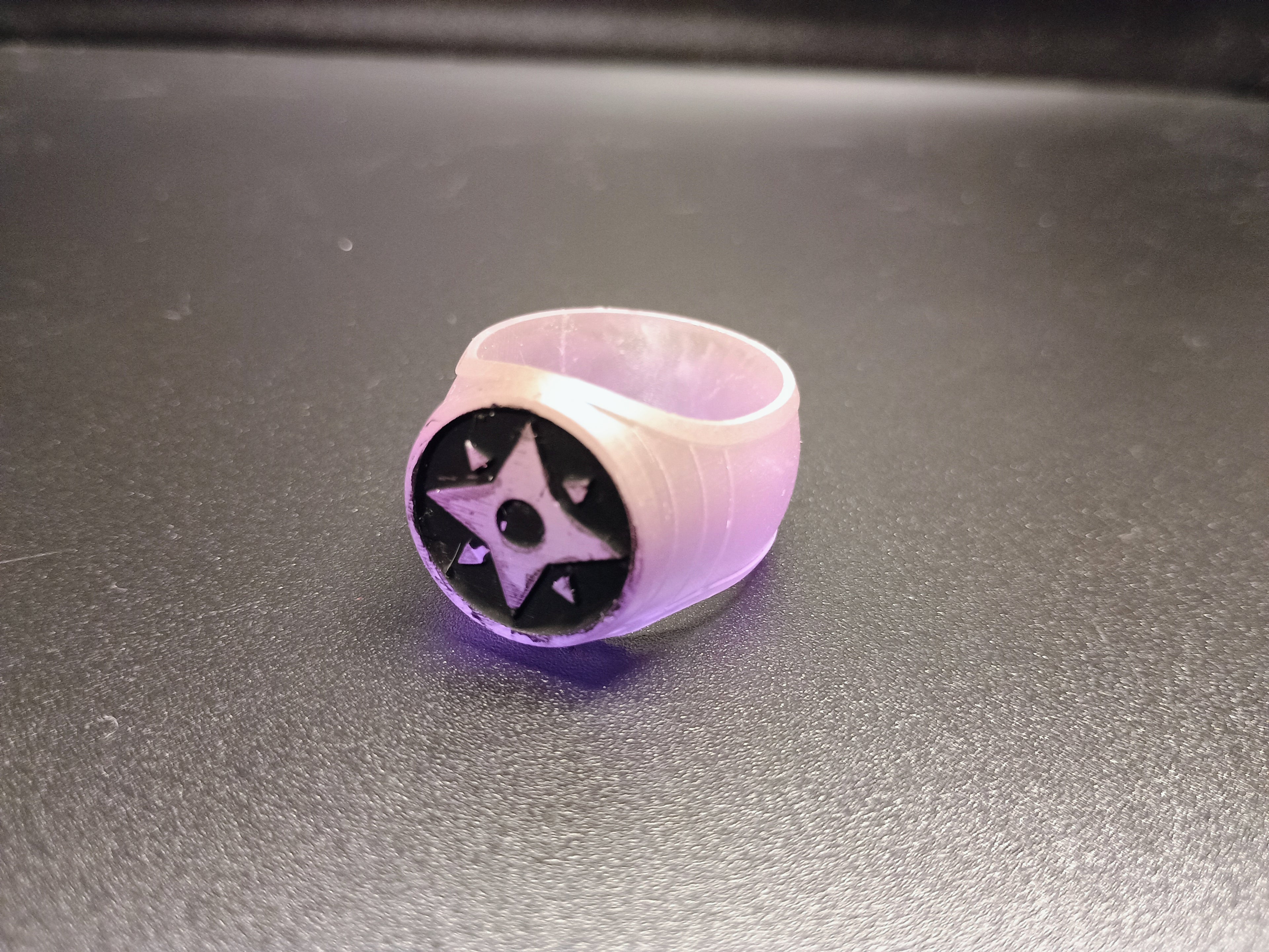 Violet Lantern Ring