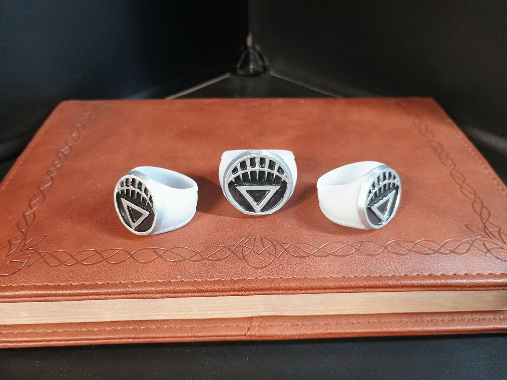 White Lantern Ring