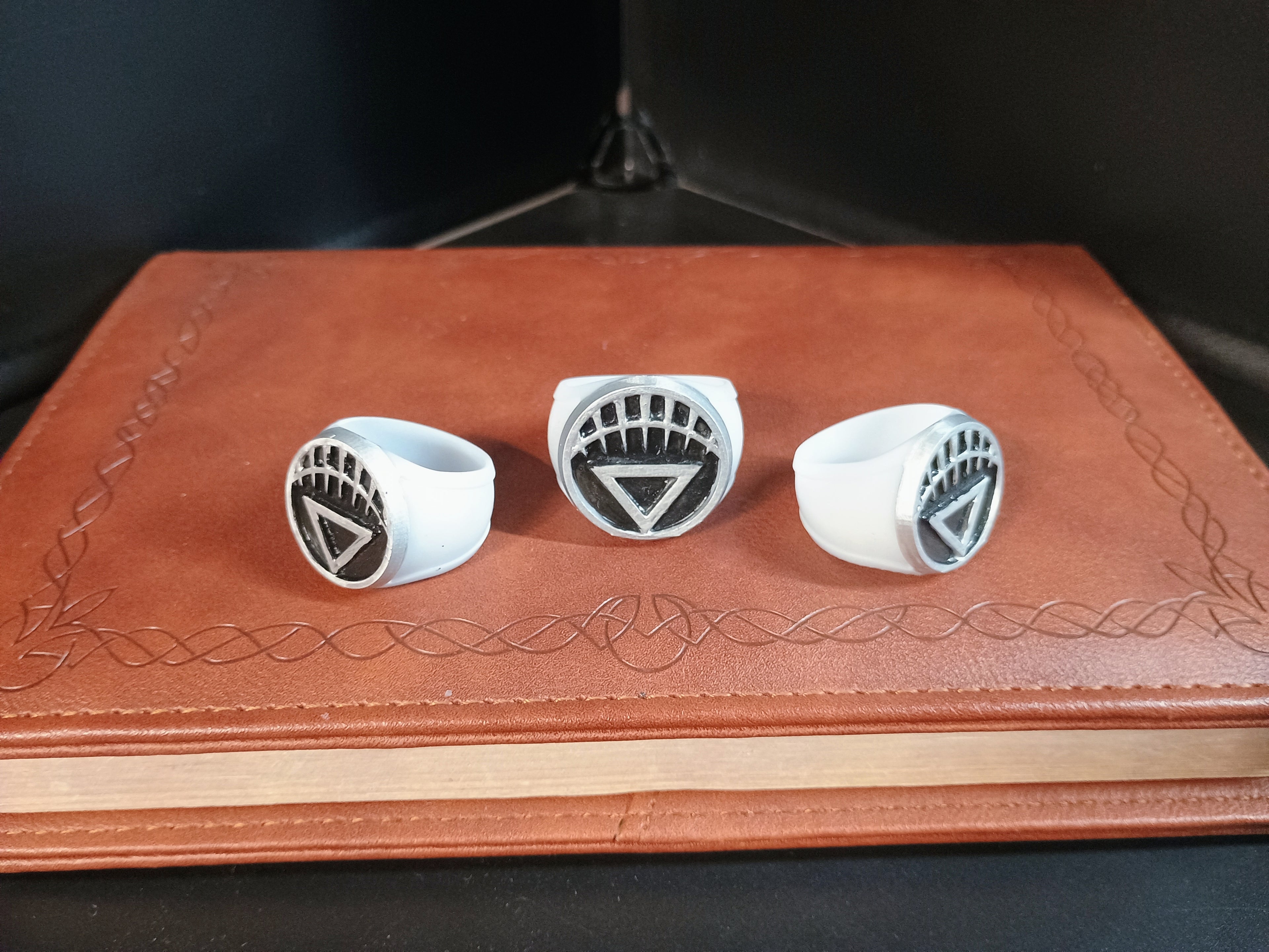 White Lantern Ring