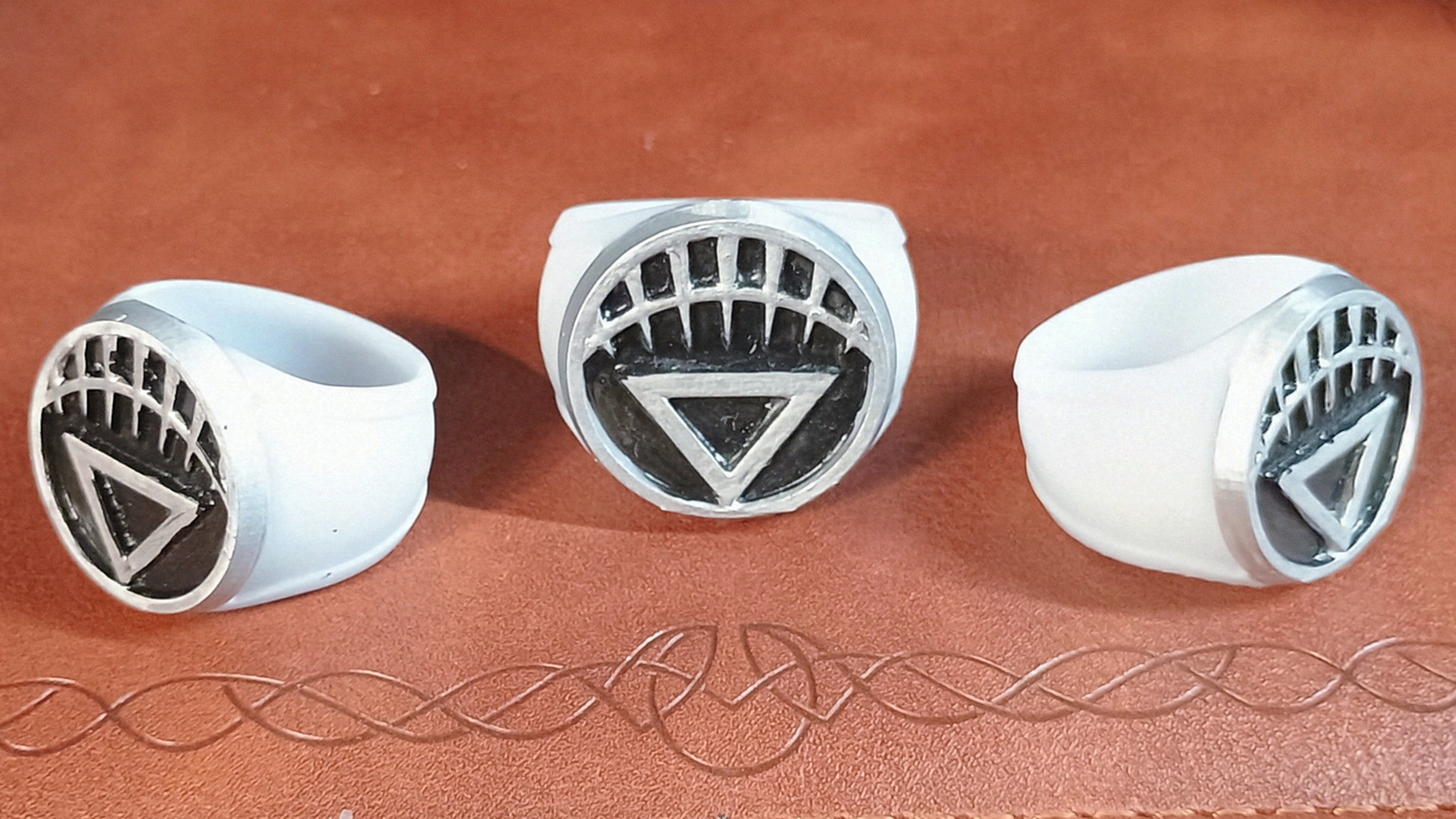 White Lantern Ring