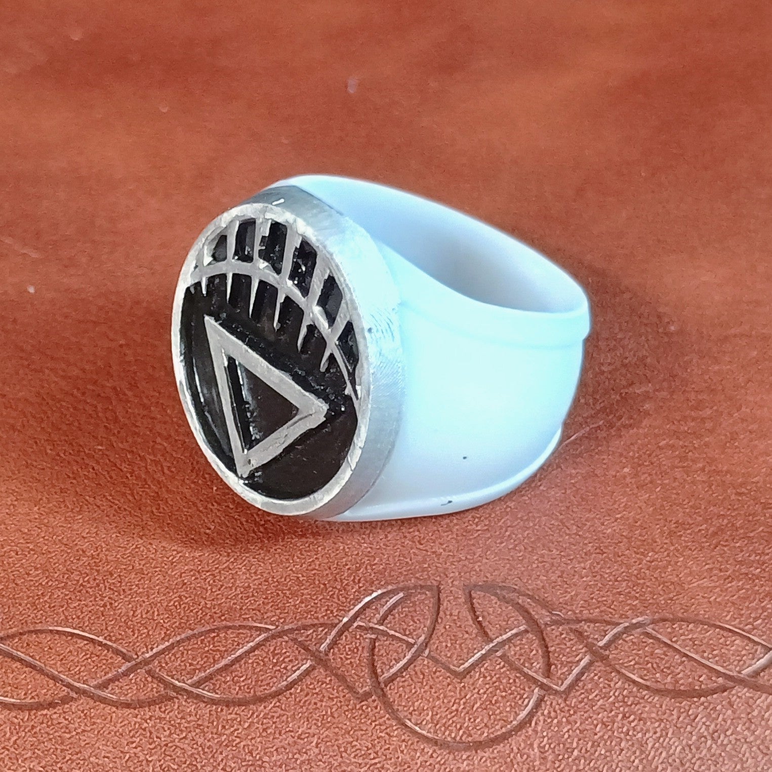 White Lantern Ring