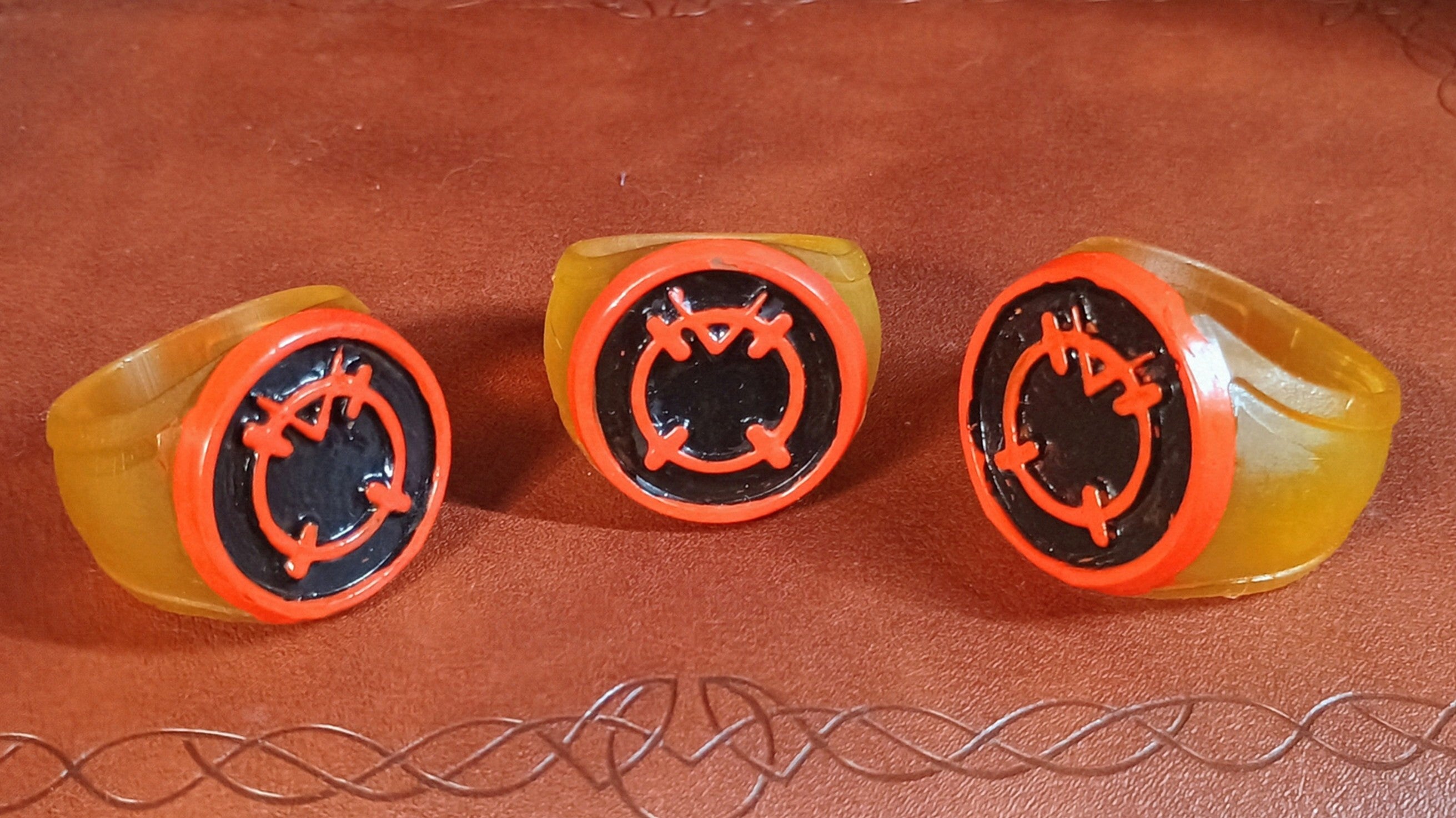 Orange Lantern Ring