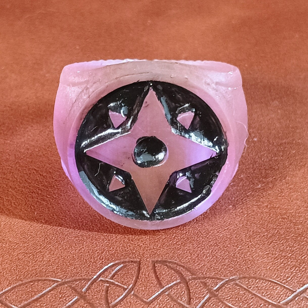 Violet Lantern Ring