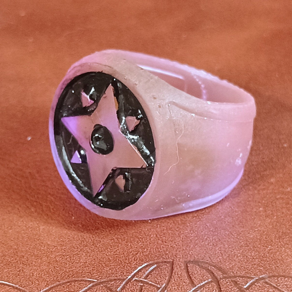 Violet Lantern Ring