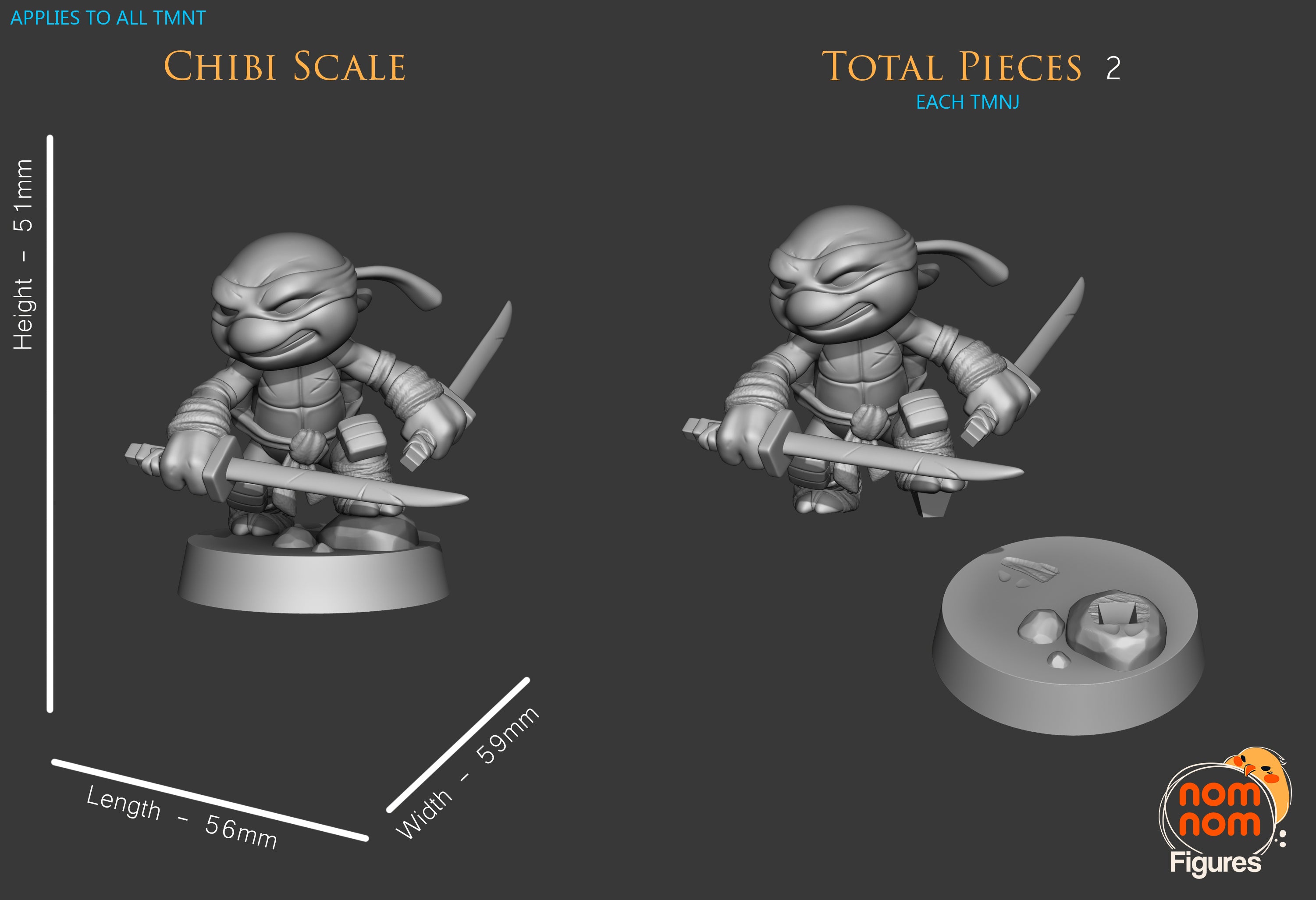 TMNT Chibi Figurines