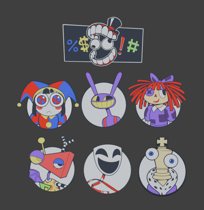 Circus pins