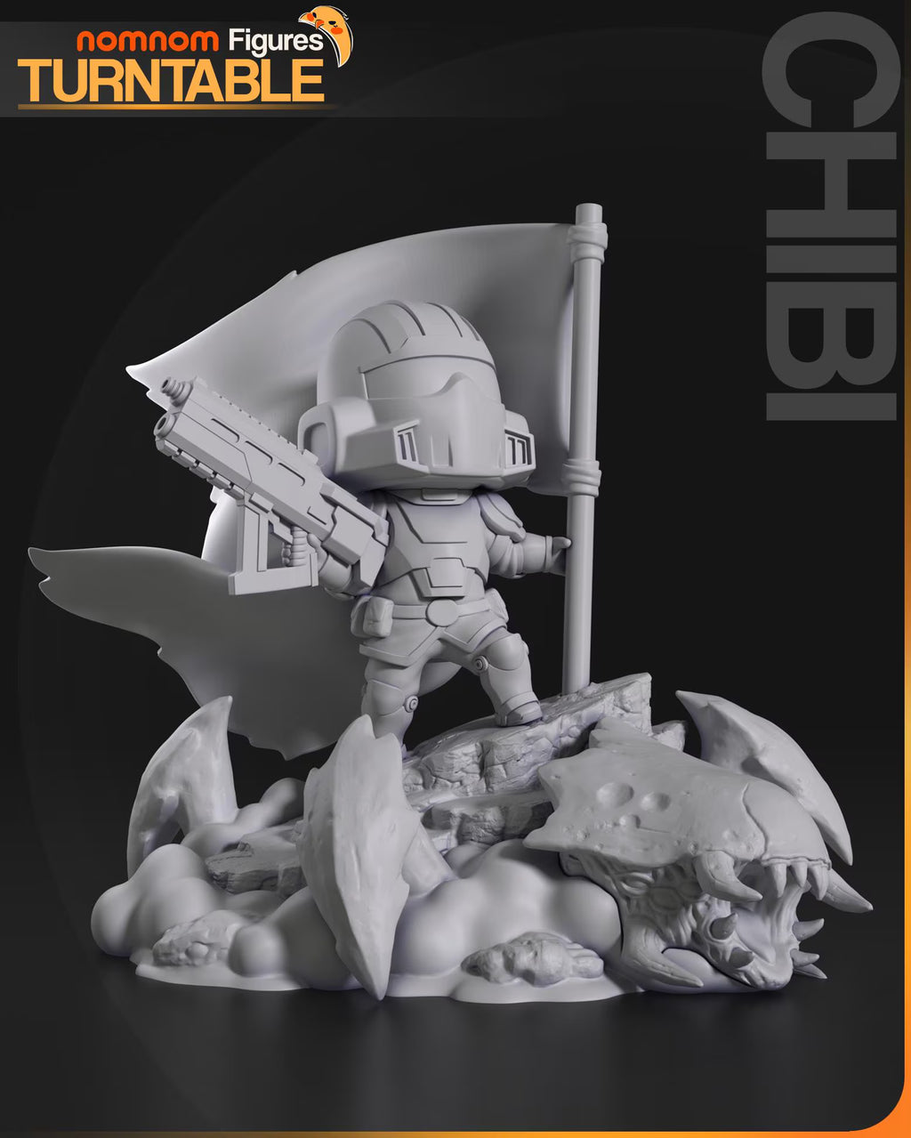 Drop Pod Hero Chibi