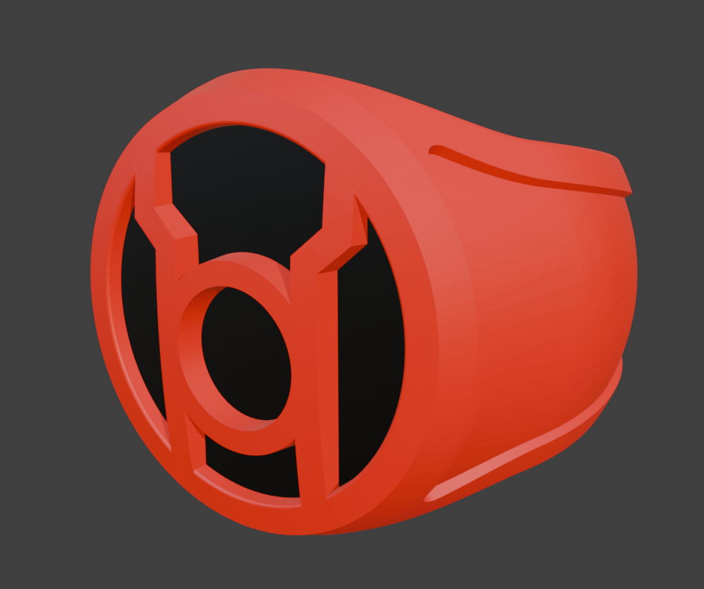 Red Lantern Corps Ring