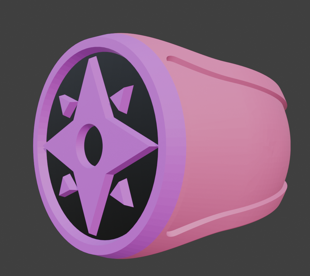 Violet Lantern Ring