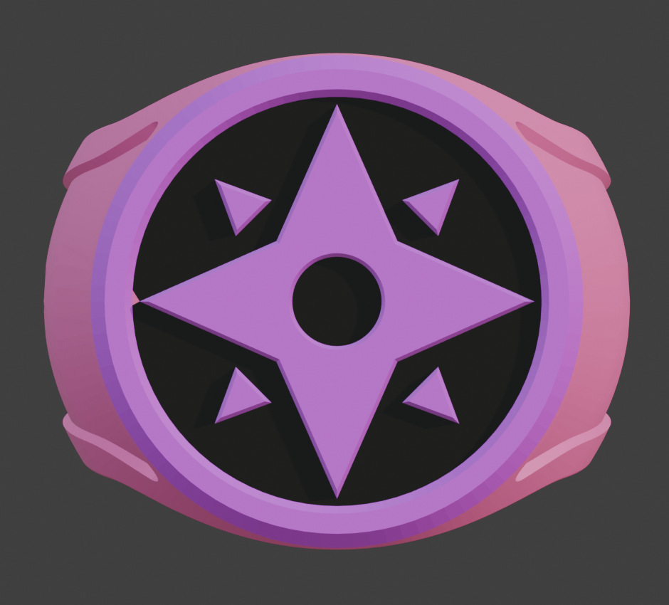Violet Lantern Ring